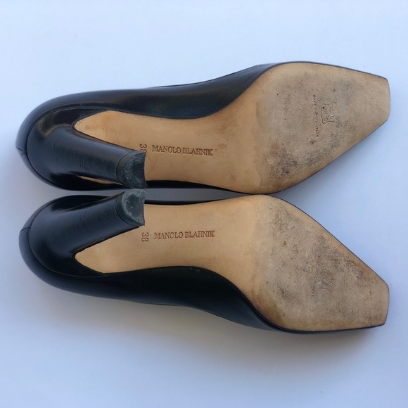 Manilo Blahnik Pump 38: Good Used Cond - Picture 4 of 6